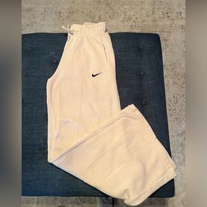 Nike wide leg high wasted sweatpants